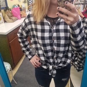Plaid top